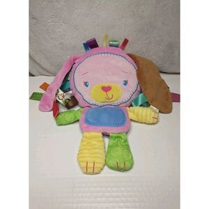 Taggies‎ Baby You With Squeaker Pink Bunny Puppy Plush Stuffed Animal Toy 12"